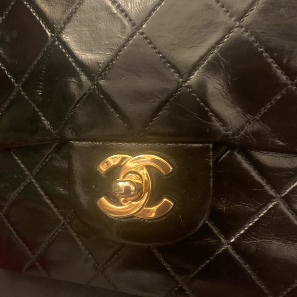 Authentic Vintage Chanel Double Flap - Picture 6 of 16